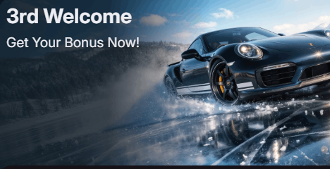 Daytona Spin 3rd Welcome bonus